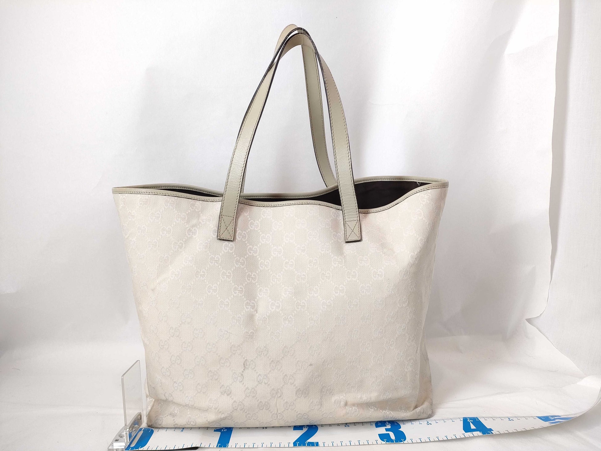 GUCCI GG Canvas GUCCI GG Canvas Tote Bag 257245 Ivory W36cm Tote Bag