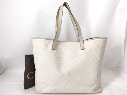 GUCCI GG Canvas GUCCI GG Canvas Tote Bag 257245 Ivory W36cm Tote Bag