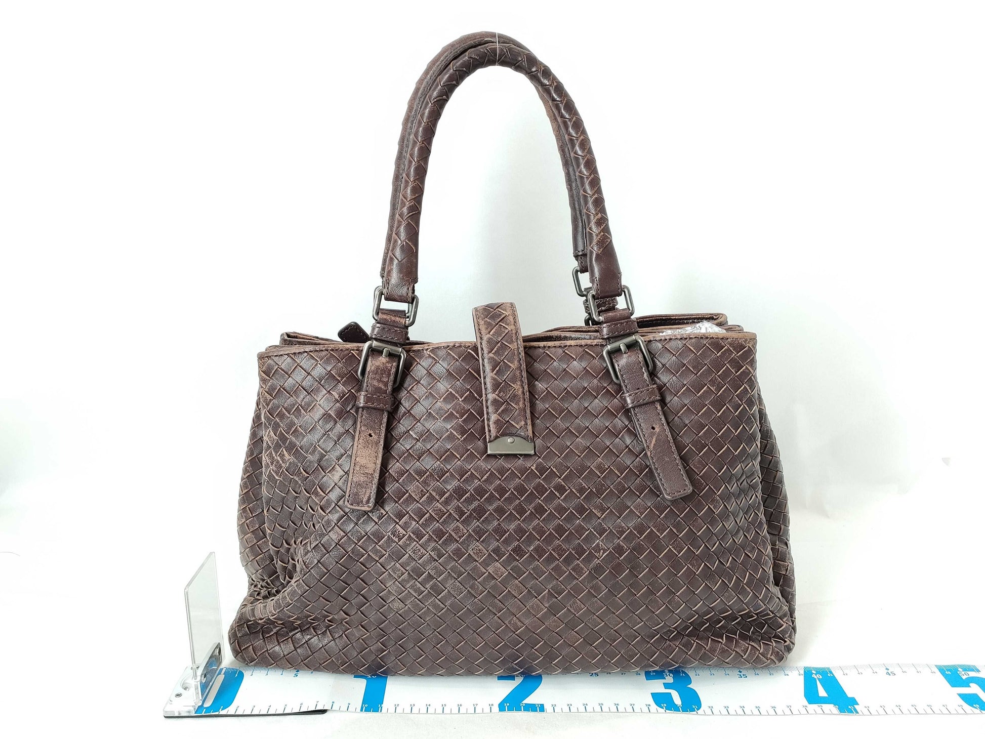 BOTTEGA VENETA Intrecciato Intrecciato Intrecciato Handbag Brown W36cm Handbag