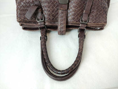 BOTTEGA VENETA Intrecciato Intrecciato Intrecciato Handbag Brown W36cm Handbag