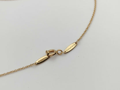 Tiffany & Co. By the Yard 1PD YG Au750 1.8g Necklace 