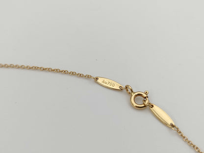 Tiffany & Co. By the Yard 1PD YG Au750 1.8g Necklace 