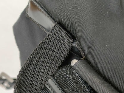 PRADA Nylon PRADA Nylon Rucksack Black Front Double Pocket W29cm Rucksack