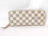 LOUIS VUITTON Damier Azure LV Damieres Portefeuille Clemence Long Wallet N61264 Rose Ballerine Wallet
