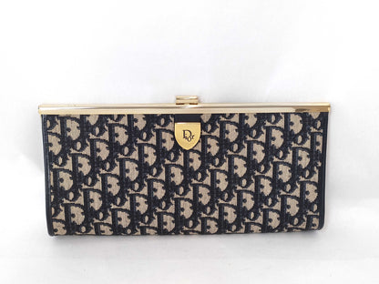 Dior Trotter DIOR Trotter Clutch Bag Navy/Beige W28cm Clutch Bag