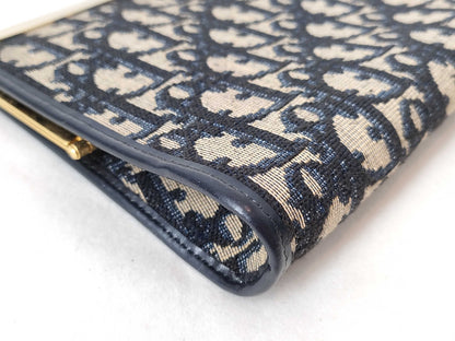 Dior Trotter DIOR Trotter Clutch Bag Navy/Beige W28cm Clutch Bag
