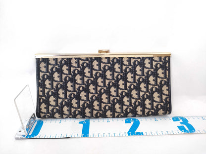 Dior Trotter DIOR Trotter Clutch Bag Navy/Beige W28cm Clutch Bag