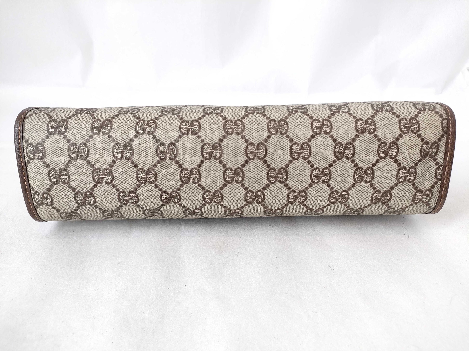 GUCCI GG Supreme GUCCI Sherry Second Bag 156.01.031 Beige/Brown W30cm Clutch Bag