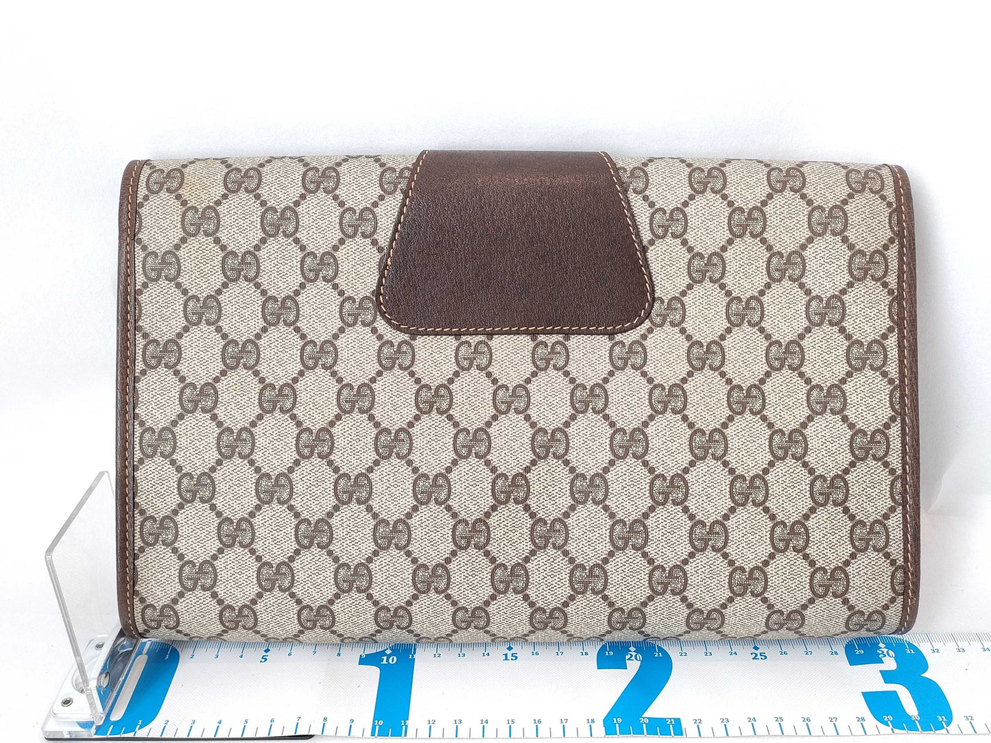 GUCCI GG Supreme GUCCI Sherry Second Bag 156.01.031 Beige/Brown W30cm Clutch Bag