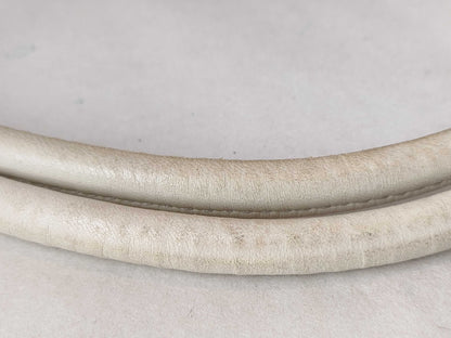 BOTTEGA VENETA Leather Semi Shoulder Bag White W31cm Shoulder Bag