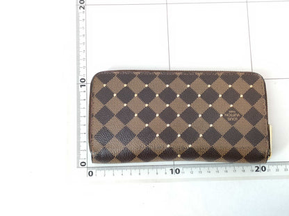 LOUIS VUITTON Damier LV Damier Studded Zippy Wallet N60122 Wallet