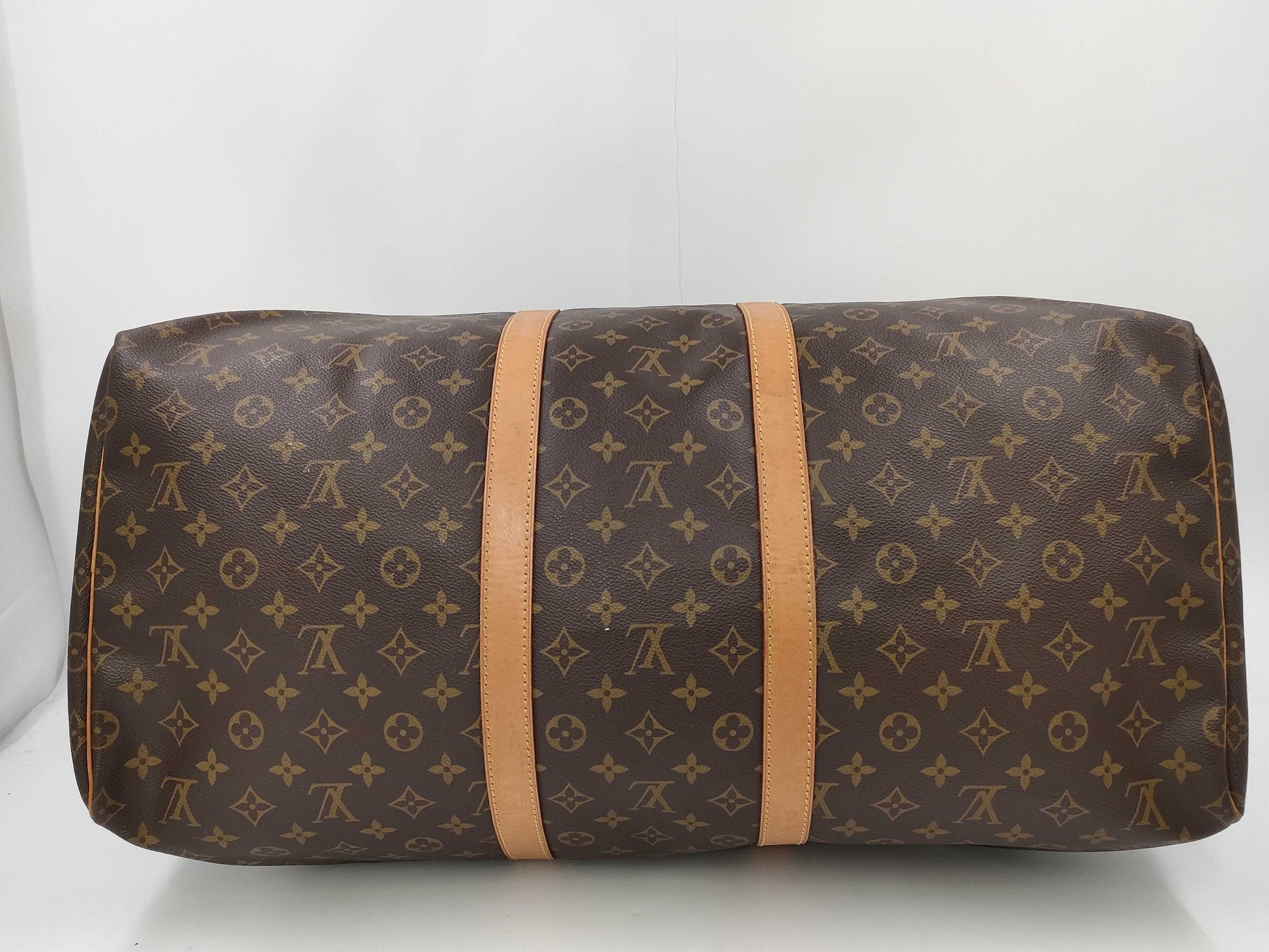 LOUIS VUITTON Monogram Keypol 55 M41424 SP0944 Poignier Name Tag Boston Bag