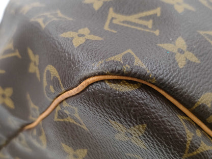 LOUIS VUITTON Monogram Keypol 55 M41424 SP0944 Poignier Name Tag Boston Bag