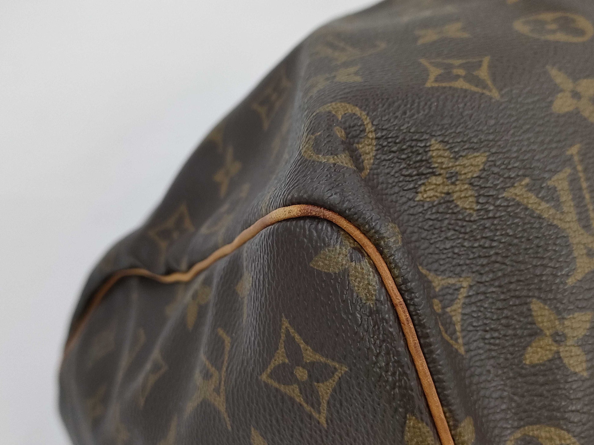 LOUIS VUITTON Monogram Keypol 50 M41426 SP0935 Name Tag Poignier Boston Bag