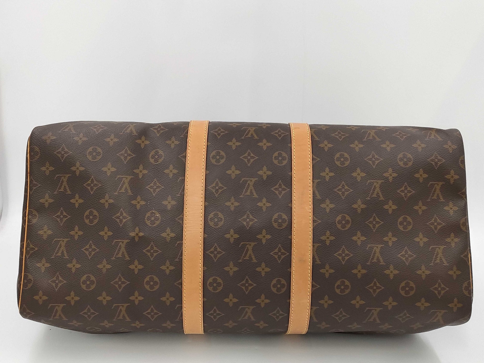 LOUIS VUITTON Monogram Keypol 55 M41424 SP0994 Poignier Name Tag Boston Bag