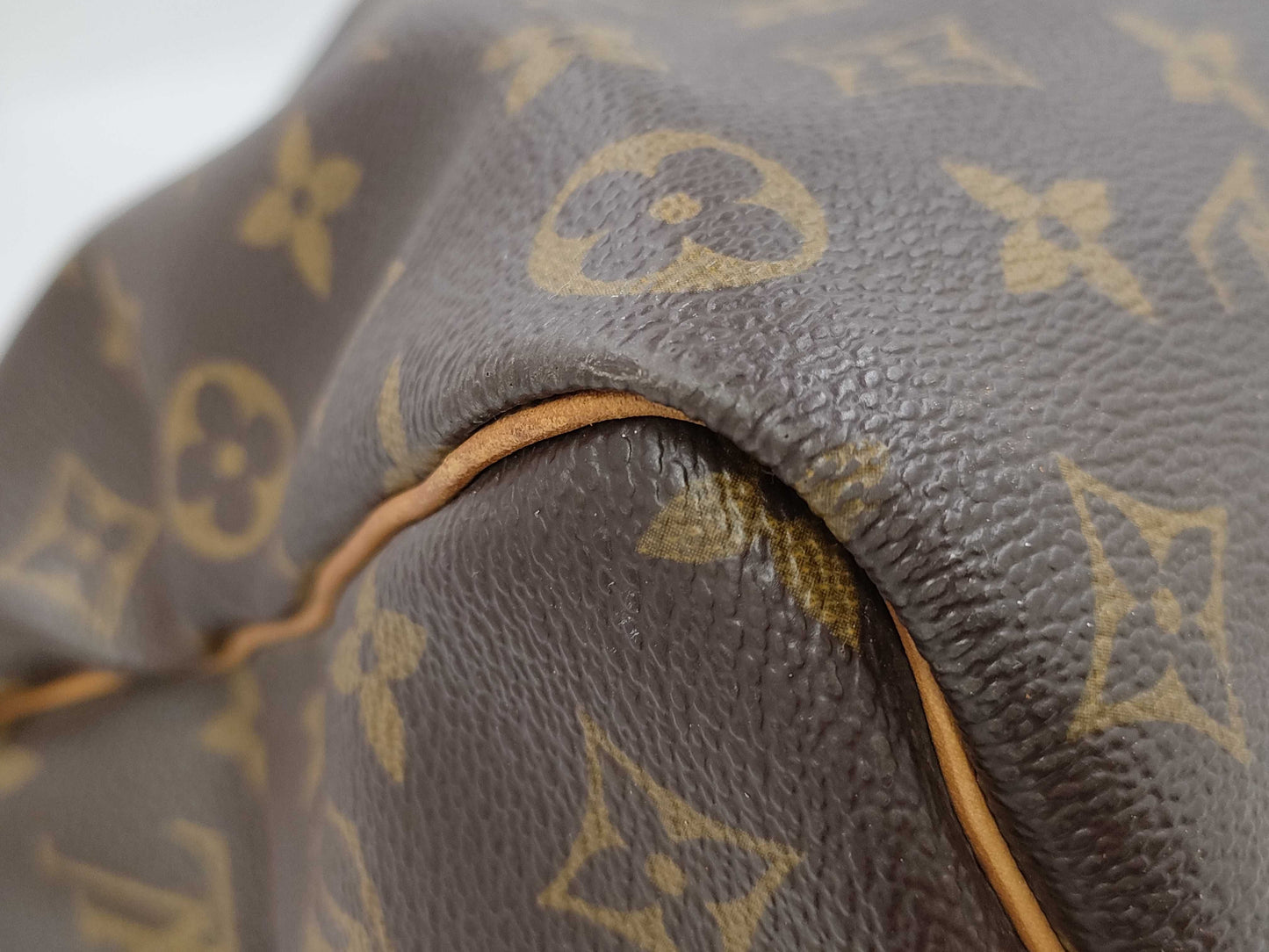 LOUIS VUITTON Monogram Keypol 50 M41426 SP0975 Name Tag Poignier Boston Bag