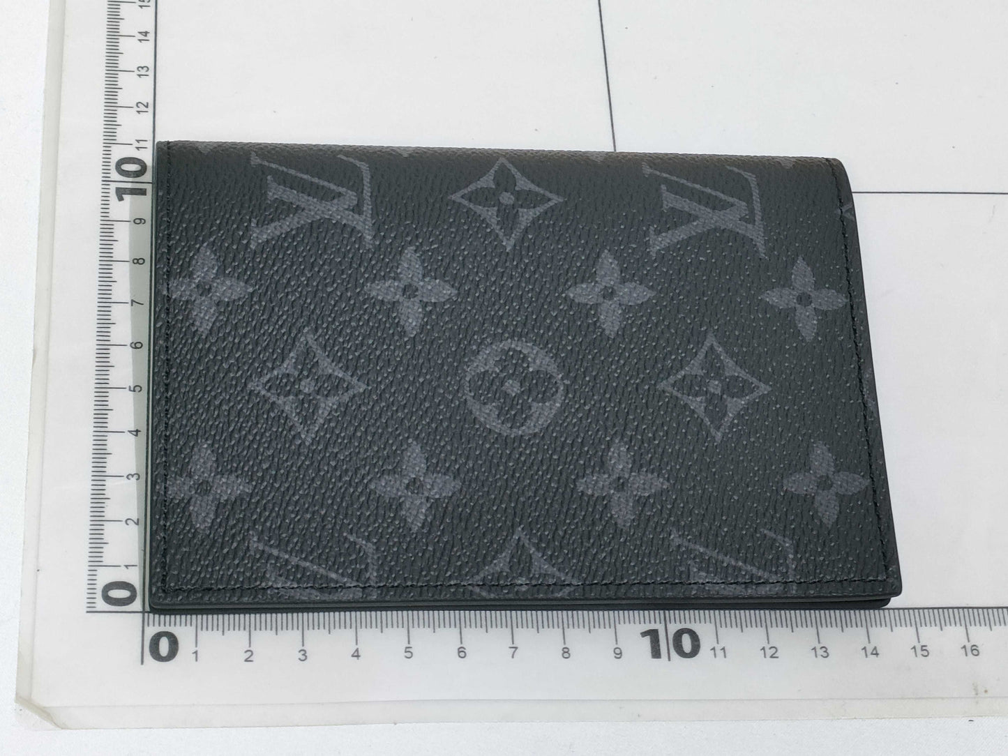 LOUIS VUITTON Monogram Monogram Eclipse Couverture Pass Pole NM M64501 RFID Card Case, Pass Case, Business Card Holder