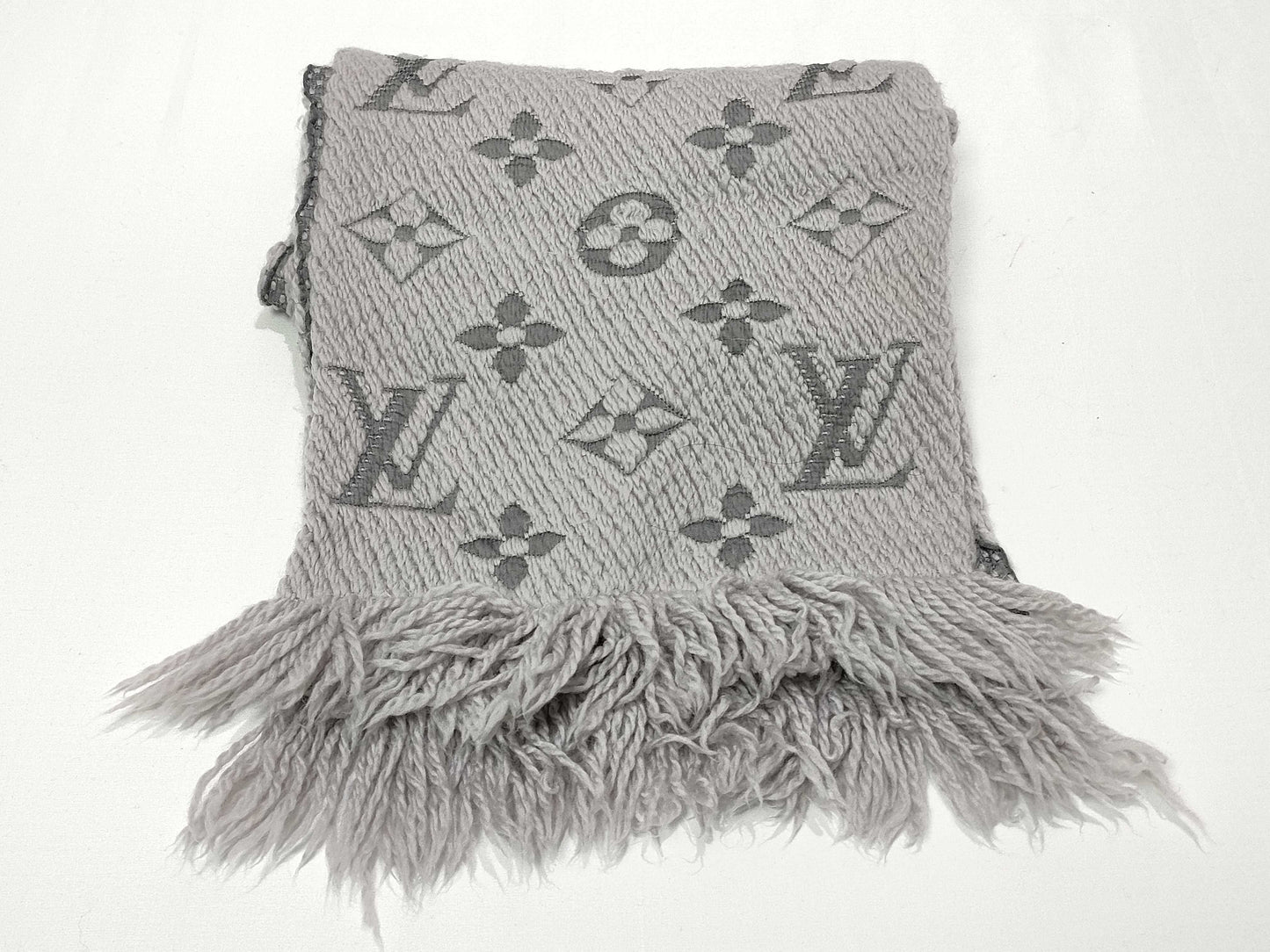 LOUIS VUITTON Monogram Echarpe Logomania M74742 Griperl GM1128 Muffler