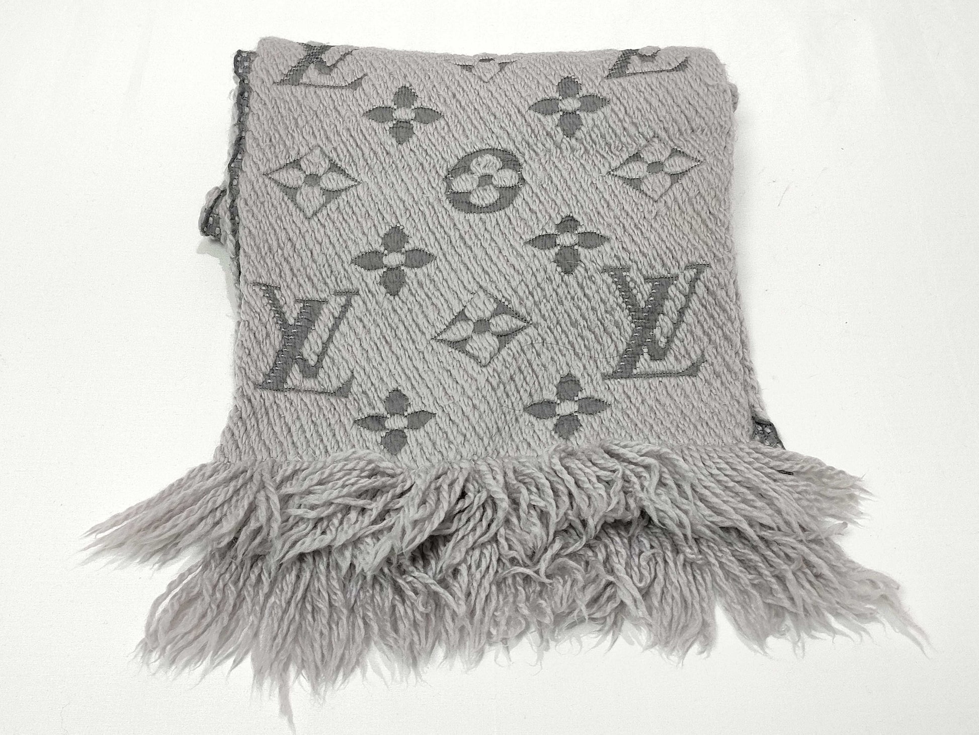 LOUIS VUITTON Monogram Echarpe Logomania M74742 Griperl GM1128 Muffler