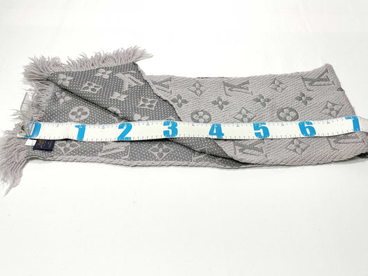 LOUIS VUITTON Monogram Echarpe Logomania M74742 Griperl GM1128 Muffler