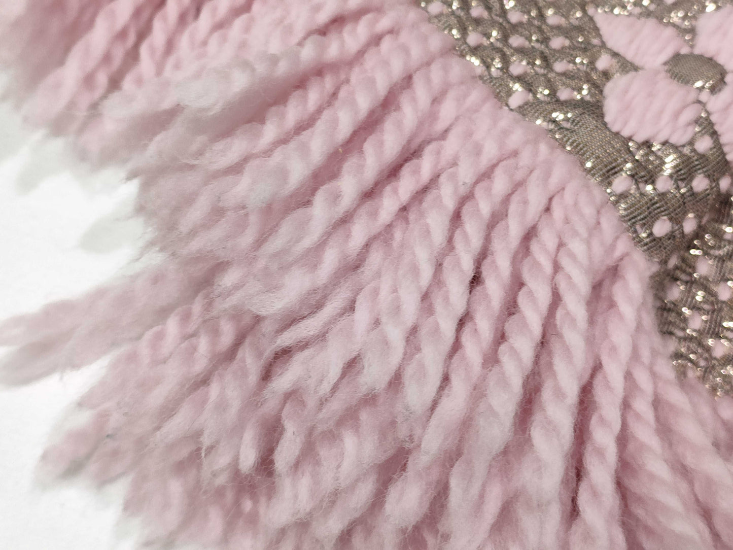 LOUIS VUITTON Monogram Echarp Logomania Shine M70466 Pink GM1129 Muffler