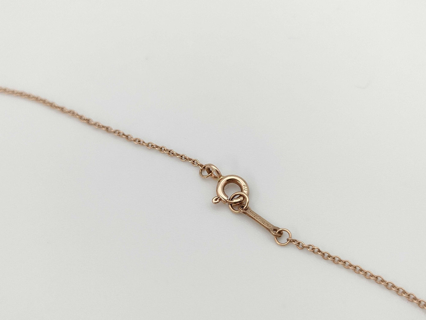 Tiffany & Co. Loving Heart PG Au750 2.4g Necklace 