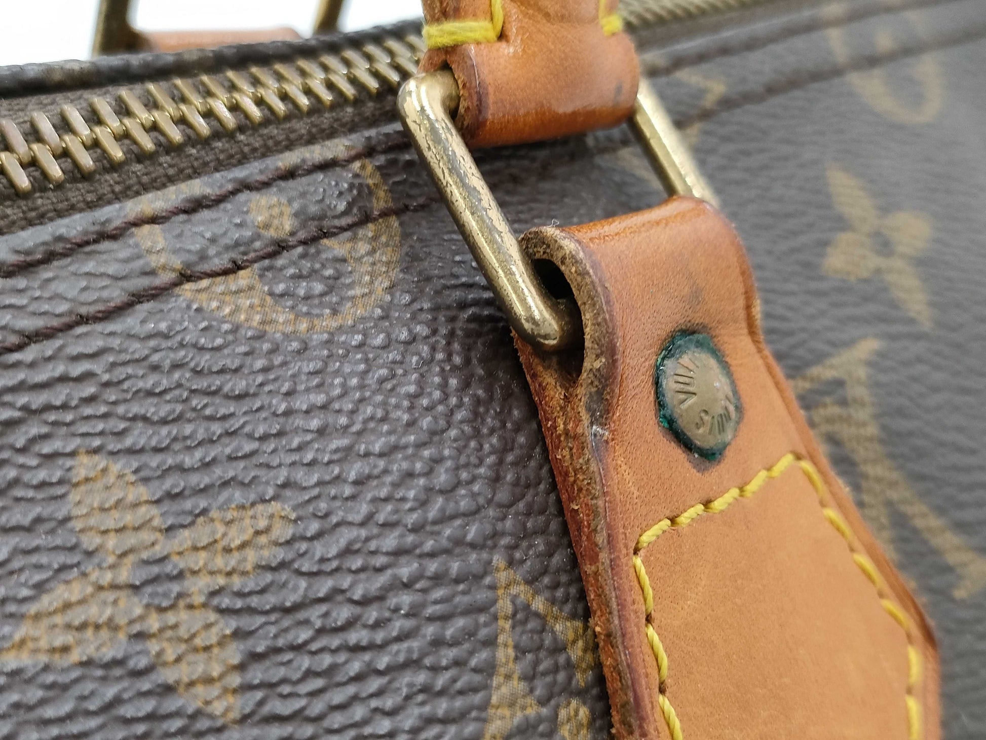 LOUIS VUITTON Monogram Speedy 35 Boston Bag