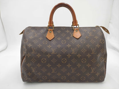 LOUIS VUITTON Monogram Speedy 35 Boston Bag