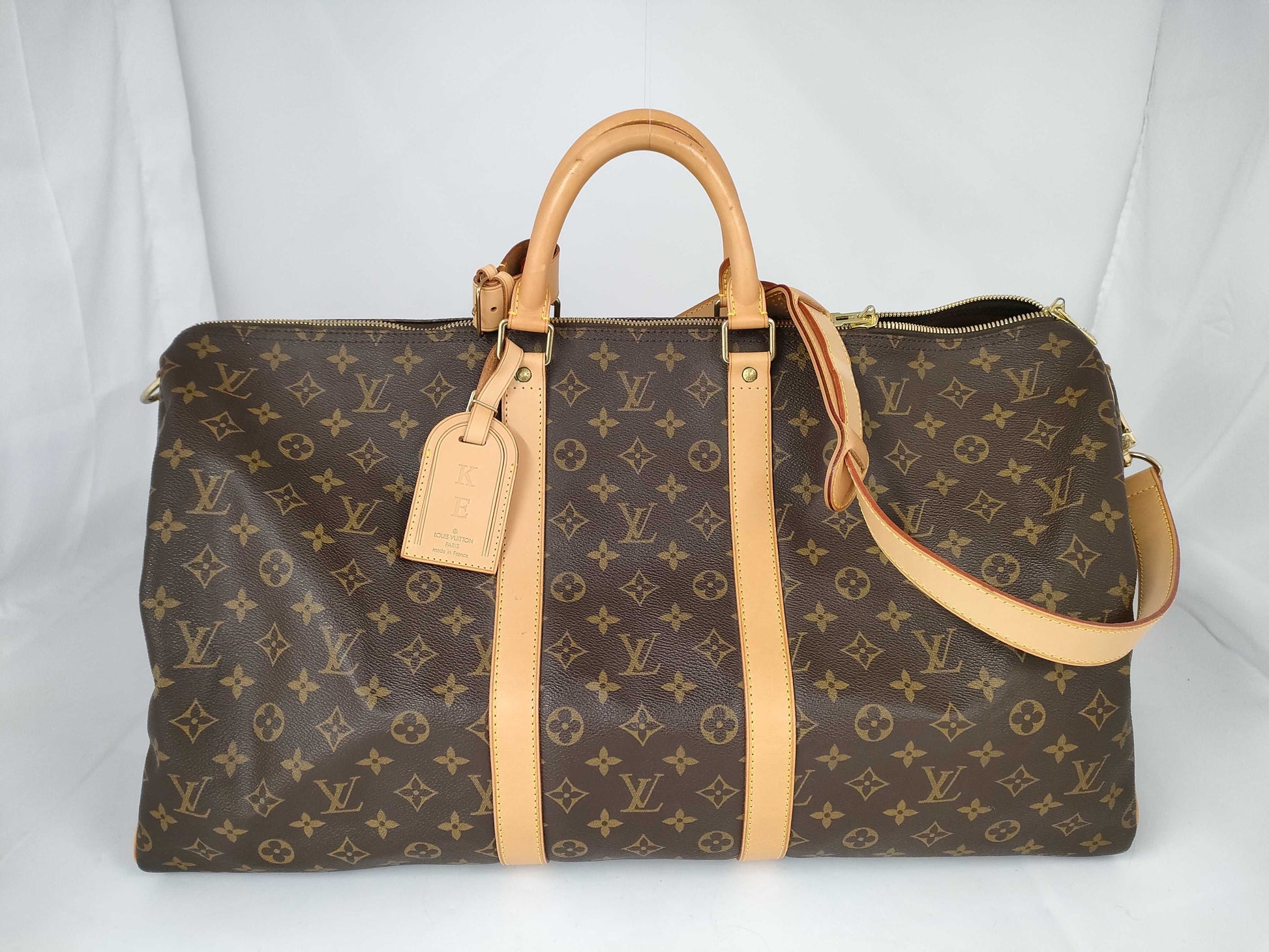 LOUIS VUITTON Kipol Banduriere 55 Boston Bag