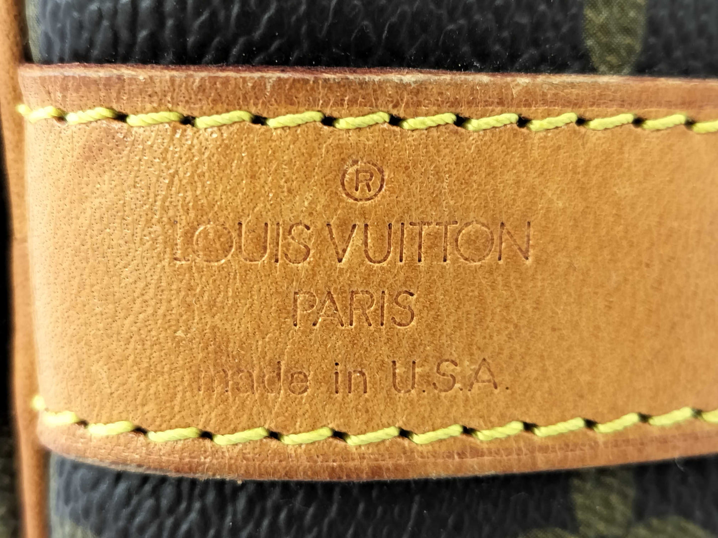 LOUIS VUITTON Monogram Keepall Bandouliere 50 Boston Bag