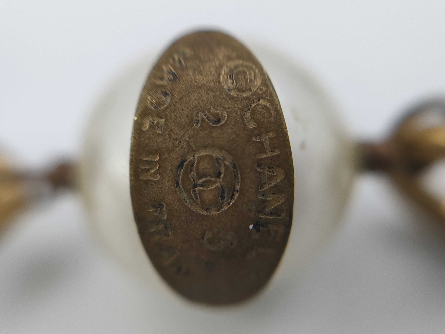 CHANEL Necklace Faux Pearl Necklace