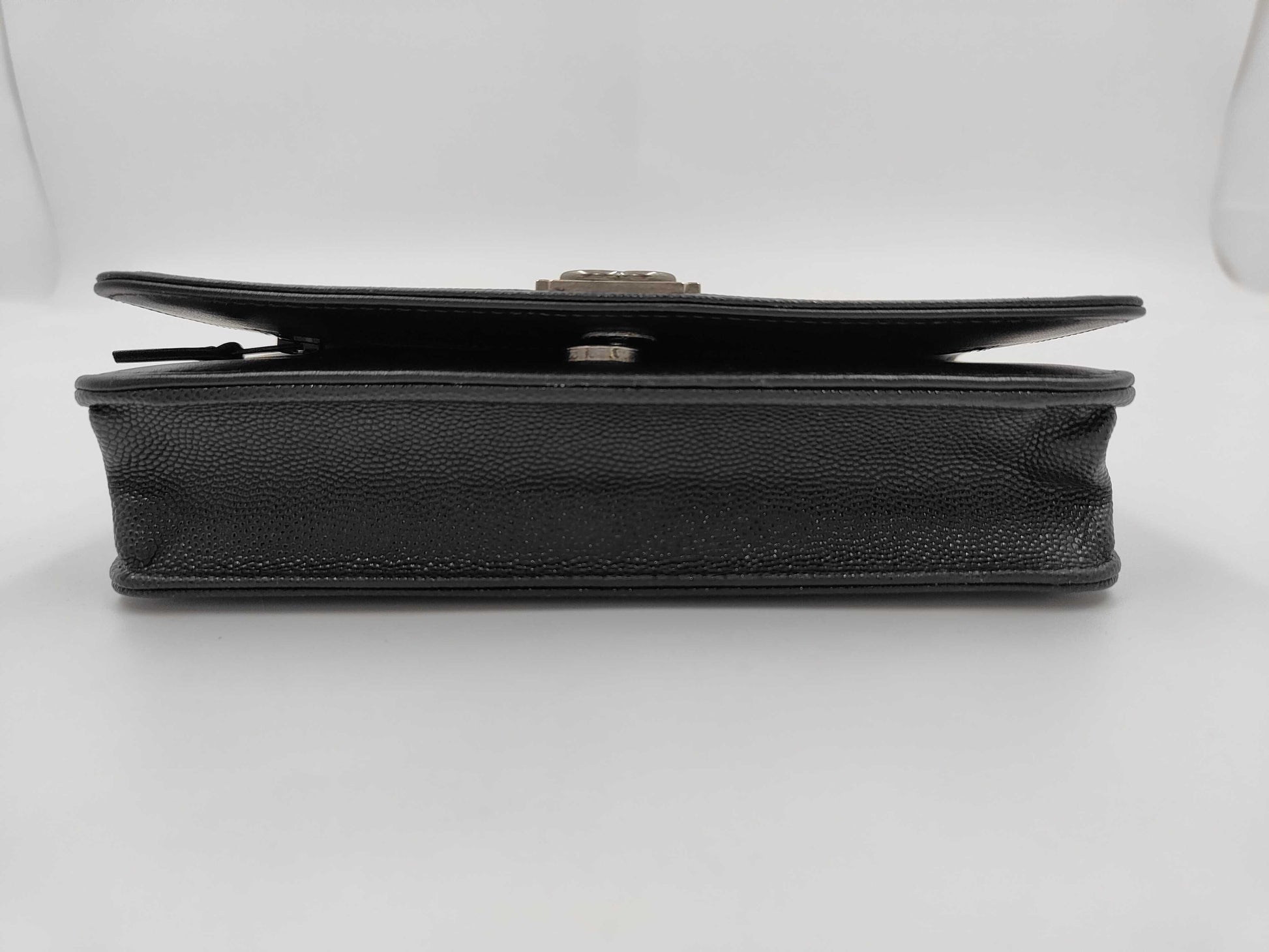 CHANEL Boy Chanel Chain Wallet Black Black Silver Hardware Serial Seal 29215122 Shoulder Bag