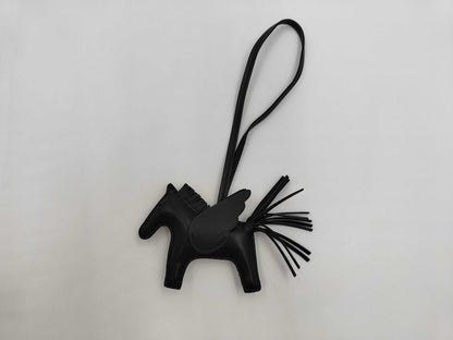 HERMES Rodeo Pegasus PM Black Black W Engraved Other Accessories