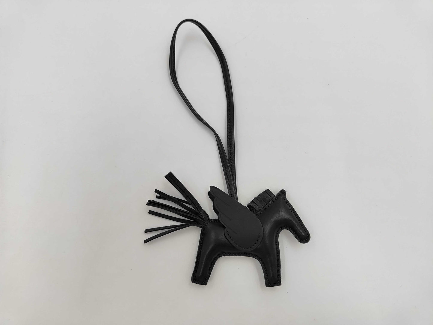 HERMES Rodeo Pegasus PM Black Black W Engraved Other Accessories