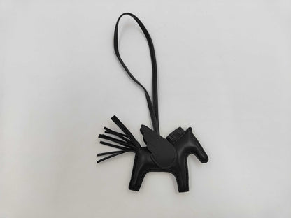 HERMES Rodeo Pegasus PM Black Black W Engraved Other Accessories