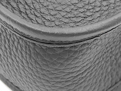 HERMES Mini Evelyn Amazone 16 TPM Black Black Gold Hardware W Engraved Shoulder Bag