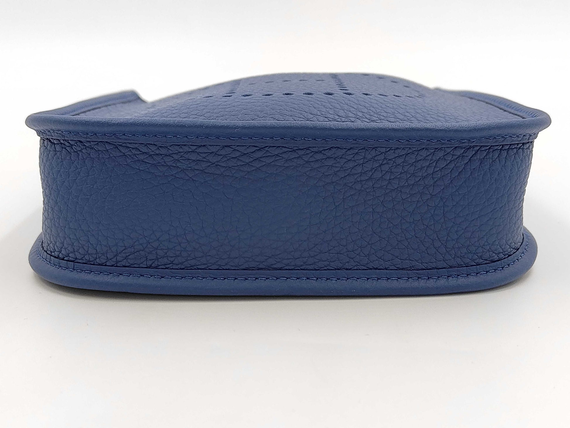 HERMES Mini Evelyn Amazone 16 TPM Blue Tie Silver Fittings K-Engraved Shoulder Bag