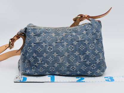 LOUIS VUITTON Monogram Denim Baggy PM M95049 Shoulder Bag