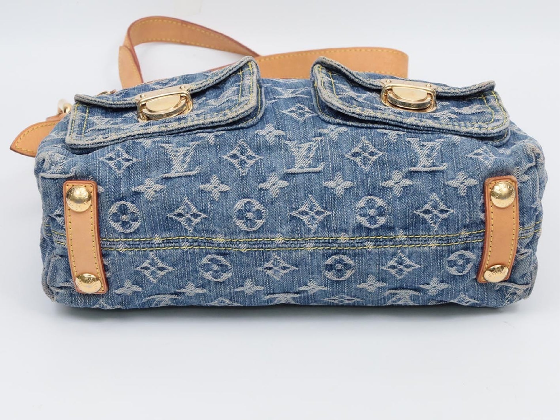 LOUIS VUITTON Monogram Denim Baggy PM M95049 Shoulder Bag