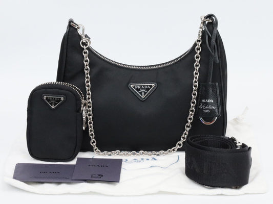 PRADA 1BH204 Nylon Re-Edition Shoulder Bag