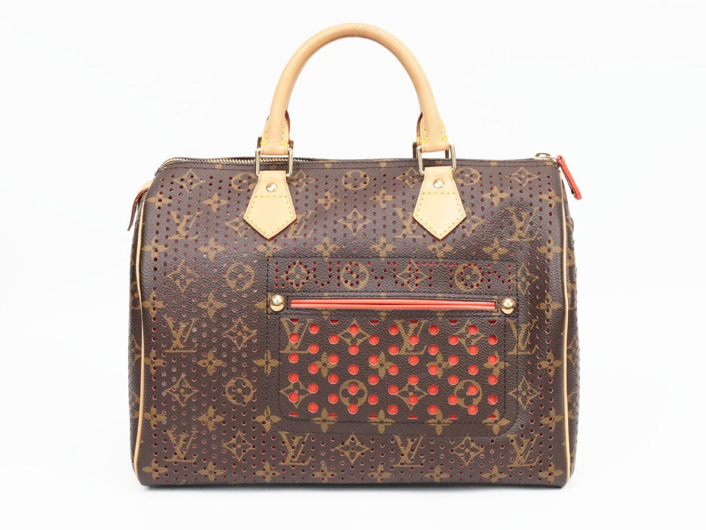 LOUIS VUITTON M95182 Monogram Perfo Speedy 30 Bag