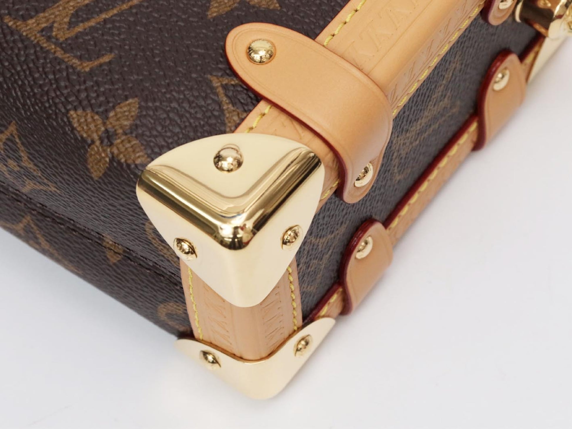 LOUIS VUITTON Monogram Side Trunk PM M46815 RFID Shoulder Bag