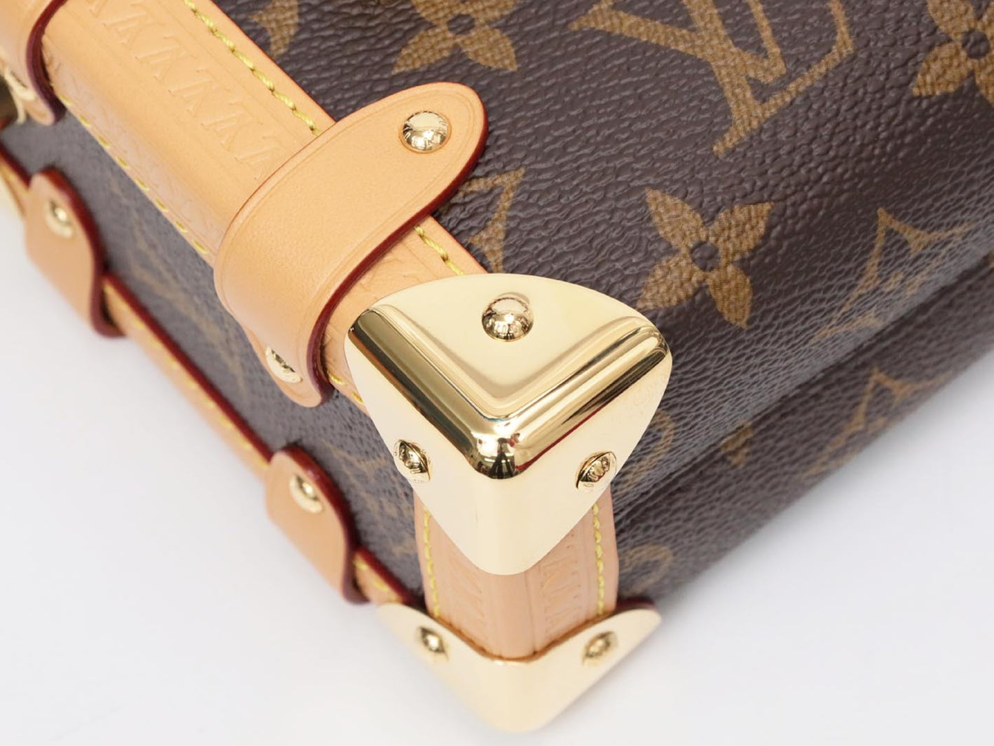 LOUIS VUITTON Monogram Side Trunk PM M46815 RFID Shoulder Bag