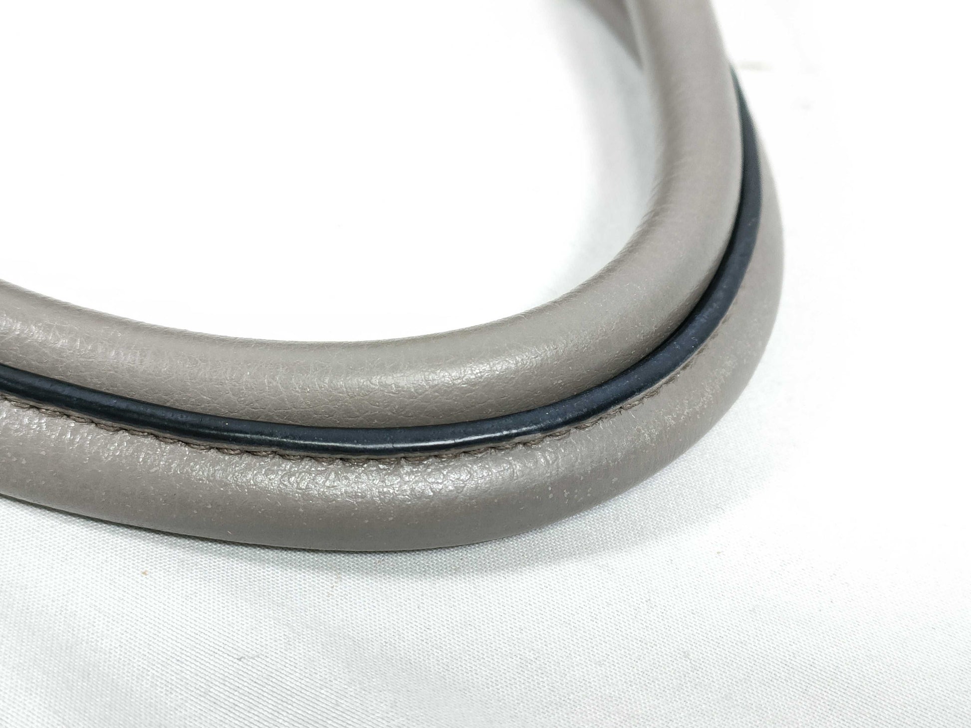 PRADA PRADA 2WAY Handbag Grey Leather 1BG227 Handbag