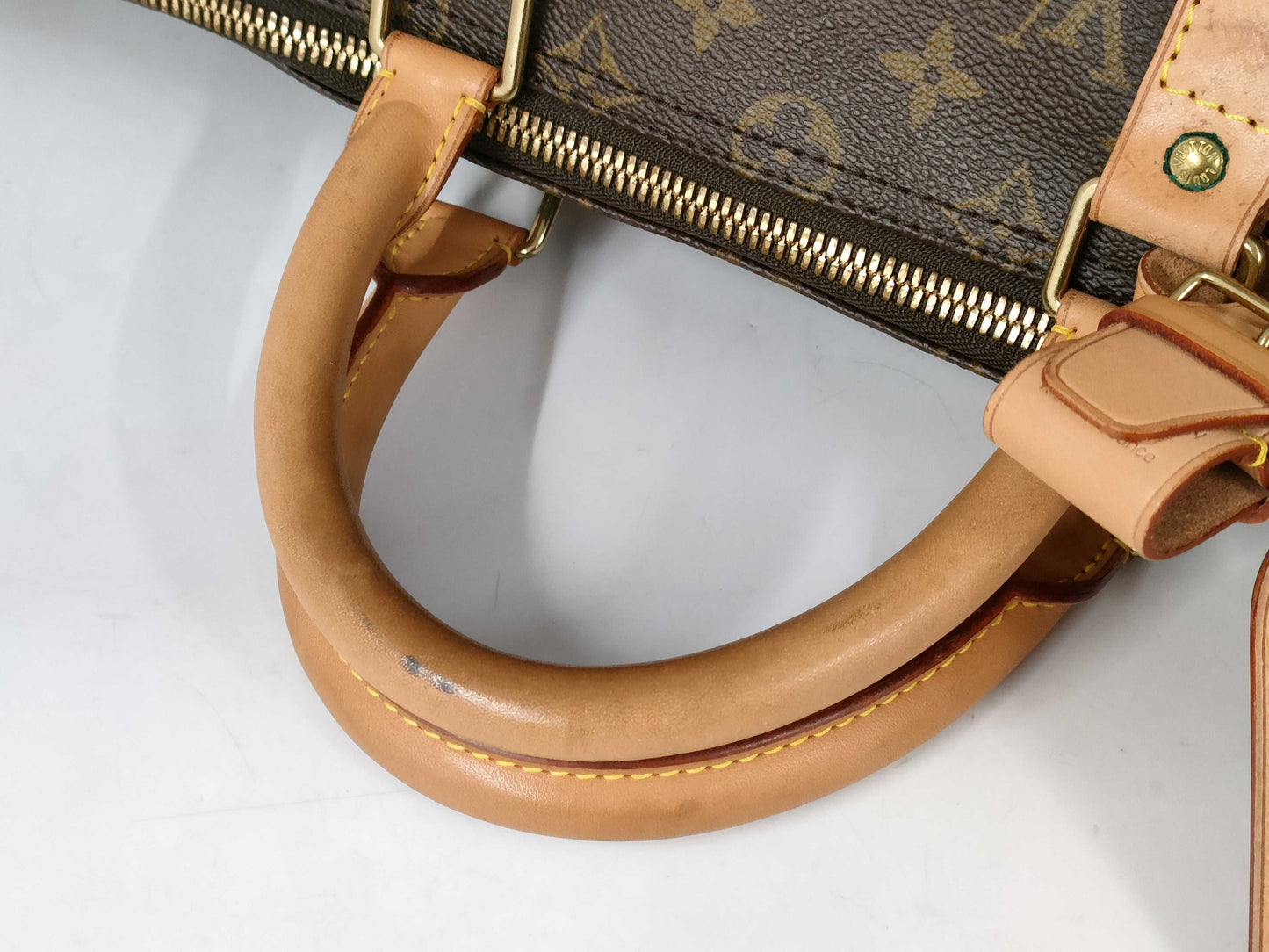 LOUIS VUITTON Monogram Keypol Boston Bag