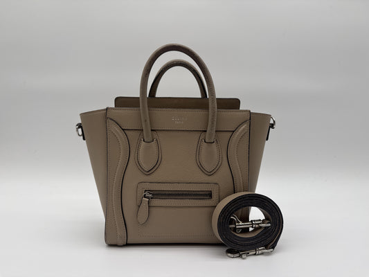 CHARRIOL CELINE Handbag Luggage Nano Shopper Shoulder Bag 2way Handbag