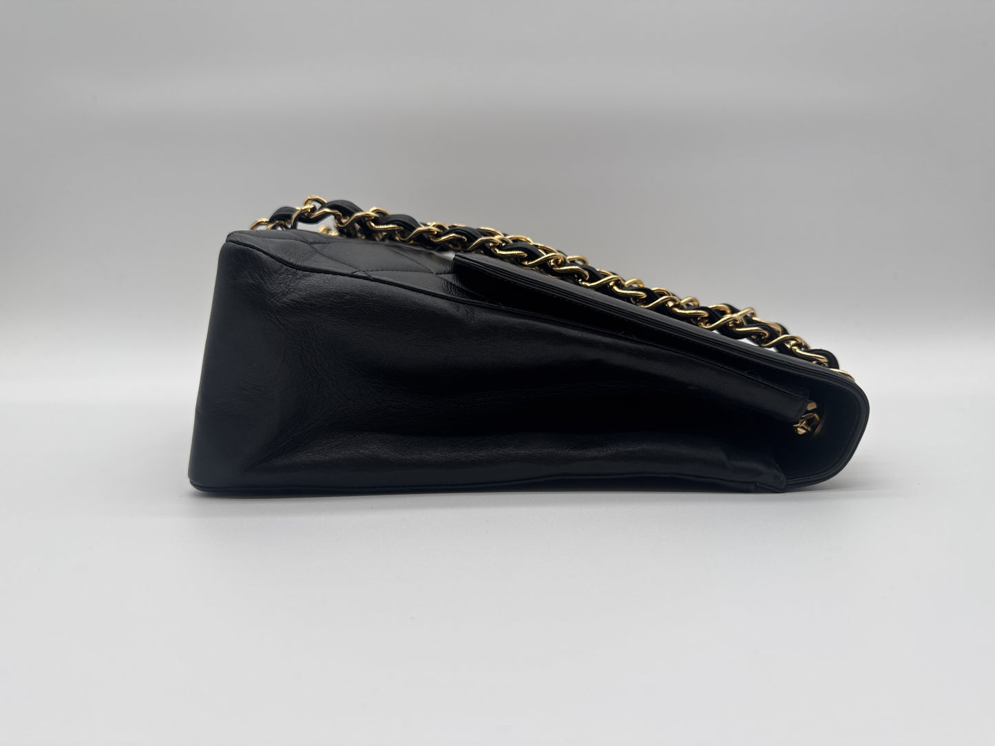 CHANEL CHANEL Shoulder Bag Deca Matlasse Coco Mark Turnlock Gold Fittings Black Shoulder Bag