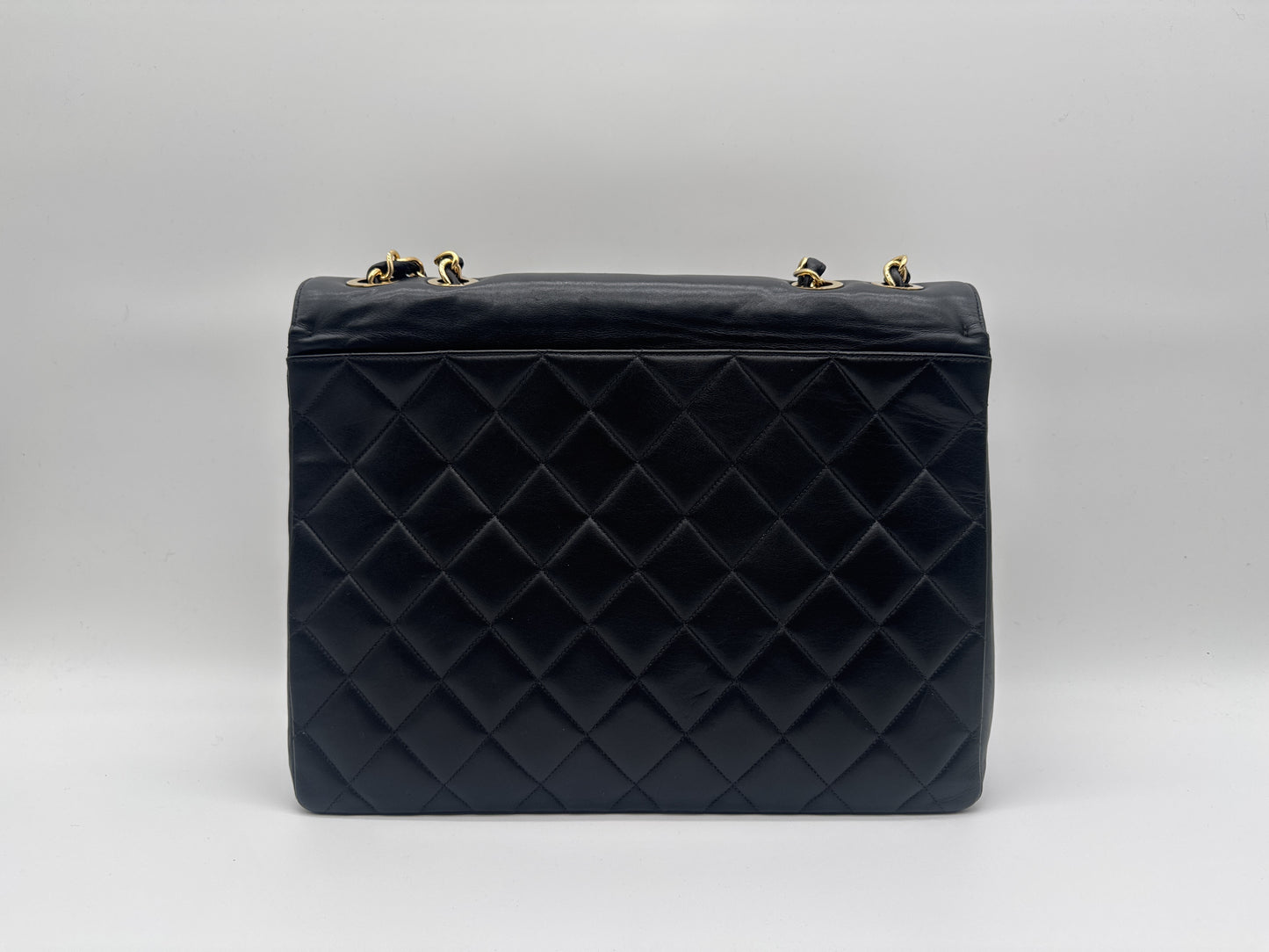 CHANEL CHANEL Shoulder Bag Deca Matlasse Coco Mark Turnlock Gold Fittings Black Shoulder Bag