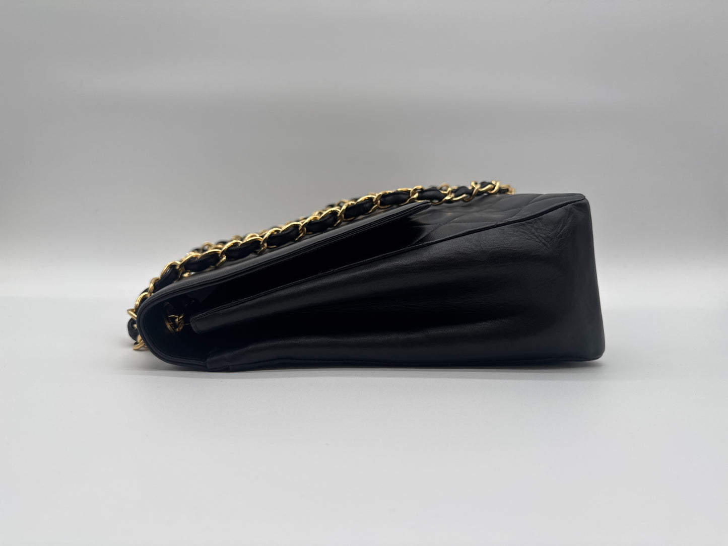 CHANEL CHANEL Shoulder Bag Deca Matlasse Coco Mark Turnlock Gold Fittings Black Shoulder Bag