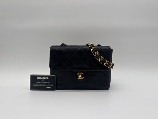 CHANEL CHANEL Shoulder Bag Matlasse Turnlock Cocomark Gold Fittings Black Shoulder Bag